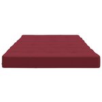 vidaXL Coussins de chaise longue lot de 2 rouge bordeaux tissu oxford