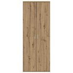 vidaXL Meuble chêne artisanal 70 x 35 x 180 cm Bois d'ingénierie