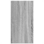 vidaXL Armoire d'évier sonoma gris 63x29x55 cm bois d'ingénierie