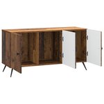 vidaXL Meuble TV Bois ancien 99 x 34 5 x 50 cm Bois d'ingénierie