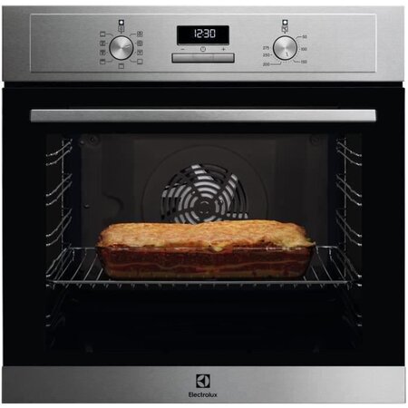 ELECTROLUX EOF3C40X - Four électrique encastrable catalyse chaleur tournante pulsée - Inox - 72 L - Classe A+