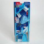 Theo Klein 6796 - Set de ménage Vileda avec balai à franges Color Line 4 pièces