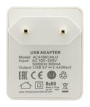 Chargeur secteur 2 4A et câble micro USB avec connecteur lightning - Energizer