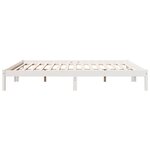 vidaXL Cadre de lit extra long sans matelas 200x210 cm bois massif pin