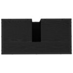vidaXL Meuble de Lavabo de Salle de Bain Chêne noir 65 x 33 x 60 cm