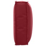 vidaXL Coussin de palette pour dossier Rouge vin 50 x 40 x 12 cm en tissu Oxford