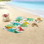 Good Morning Serviette de plage DINOS 75x150 cm Multicolore