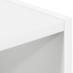 vidaXL Table de chevet Blanc 35 x 32 x 68 5 cm Bois d'ingénierie