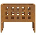 vidaXL Braise Marron 50 x 30 x 40 cm Acier