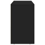 vidaXL Buffet Noir 100 x 35 x 59 cm Bois d'ingénierie