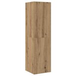 vidaXL Meuble TV chêne artisanal 30 5x30x110 cm bois d'ingénierie