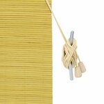 vidaXL Stores et Occultants Autre Jaune Bambou