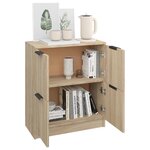 vidaXL Buffet Chêne sonoma 60x30x70 cm Bois d'ingénierie