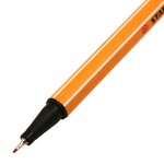 Stylo-Feutre POINT 88 Pointe Fine 0 4 mm orange x 10 STABILO