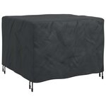 vidaXL Housse pour meubles Uni Noir 100 x 100 x 70 cm 600D