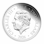 Pièce de monnaie en Argent 2 Dollars g 31.1 (1 oz) Millésime 2026 Australian Native Bees LEAFCUTTER BEE