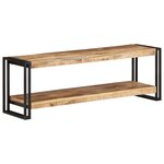 vidaXL Meuble TV 120x30x40 cm Bois de manguier brut