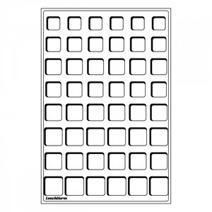 Plateaux numismatiques Leuchtturm format L pour les séries d'euros.