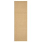 vidaXL Tapis Sisal naturel 80x250 cm
