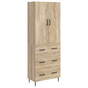 vidaXL Ensemble de Meubles 2 Pièces Chêne Sonoma 66 x 34 5 x 90 cm