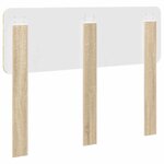 vidaXL Tête de lit Chêne Sonoma 120 cm Bois d'ingénierie