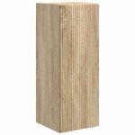 vidaXL Ensemble meuble TV 2 Pièces Chêne Sonoma Bois d'ingénierie