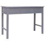 vidaXL Buffet Gris 108x45x76 cm Bois de Paulownia massif