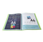 Protège-documents en polypropylène semi rigide iderama pp 80 vues - a4 - x 12 - exacompta