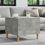 vidaXL Table basse Gris béton 49 x 50 x 40 cm Bois d'ingénierie