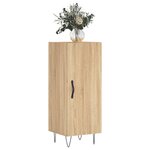 vidaXL Buffet Chêne sonoma 34 5x34x90 cm Bois d'ingénierie