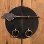 vidaXL Armoire latérale de salle de bain Pin massif 59x32x80 cm