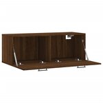 vidaXL Armoire murale chêne marron 100x36 5x35 cm bois d'ingénierie