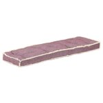 vidaXL Coussin de canapé palette Rouge bordeaux 120x40x7 cm