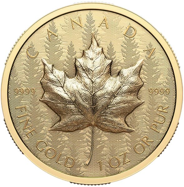 Pièce de monnaie en Or 200 Dollars g 33.17 Millésime 2024 MAPLE LEAF
