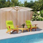 vidaXL avec oreiller 2 Pièces Vert vif
