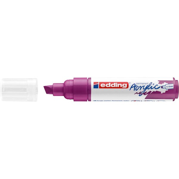 Marqueur acrylique large 5000 baie 5-10 mm x 5 EDDING