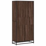 vidaXL Bibliothèque chêne marron 80 5x35x170 5 cm bois d'ingénierie