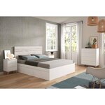 Commode Sweet 4 tiroirs - Blanc - 95 x 77.5 x 40 cm