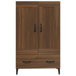 vidaXL Buffet Chêne marron 70x31x115 cm Bois d'ingénierie