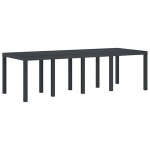 vidaXL Table de Jardin Anthracite 250 x 100 x 73 cm polyrotin