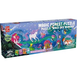 Hape E1633 - Puzzle Forêt des Miracles Phosphorescent XXL