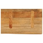 vidaXL Dessus de table à bord vivant 40x20x2 5 cm bois massif manguier