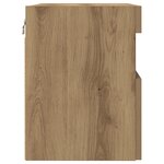 Meuble TV vidaXL avec lumières LED Chêne Artisan 60x30x40 cm