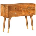 vidaXL Buffet 85x40x70 cm Bois de manguier solide