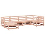 vidaXL Salon de jardin 6 Pièces bois massif sapin de douglas