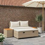 vidaXL Ensemble de canapés d'extérieur 4 -Seater 4 pc 55 x 30 x 39 cm