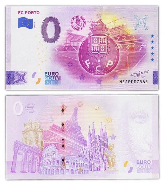 Billet de Collection 0 Euro souvenir 2024 Fc Porto - Portugal - Football - Neuf