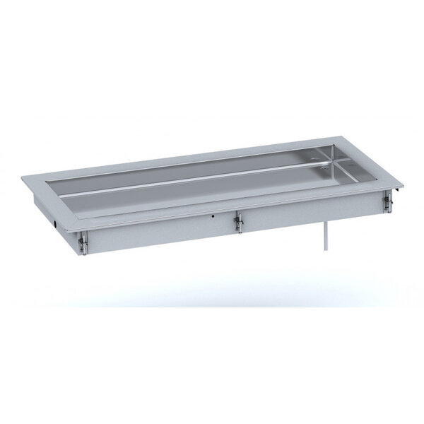 Bac à glace pilée drop-in - 2 à 5 bacs gn 1/1 - combisteel -  - acier inoxydable1440 mm x720x122mm