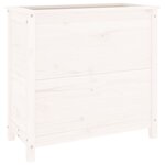 vidaXL Jardinière blanc 82 5x40x78 cm bois massif de pin