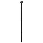 vidaXL Tête de lit Chêne noir 200 cm Bois d'ingénierie
